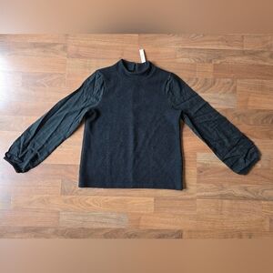 Madewell Black Long Sleeve Top